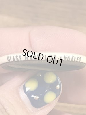 “Glass Head Los Angeles”のスマイルフェイスの70’sヴィンテージ缶バッチ