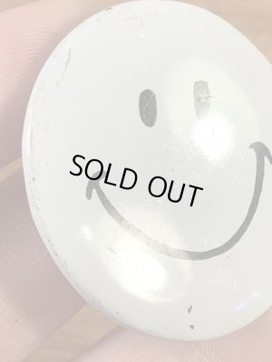 “Creative House”のスマイルの70年代ビンテージ缶バッジ