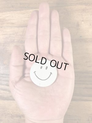 “Creative House”のスマイルの70年代ビンテージ缶バッジ