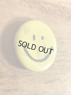 Button Worksのスマイルの70年代ビンテージ缶バッジ