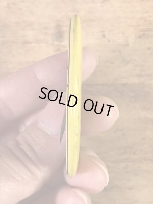 スマイルのブリキ製の70年代ビンテージ缶バッジ