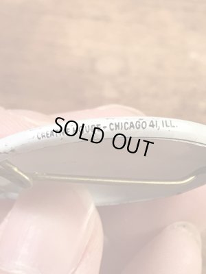 “Creative House”のスマイルフェイスの70’sヴィンテージ缶バッチ