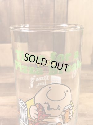 Pizza Innから配布されたジギーの70年代ビンテージガラスコップ