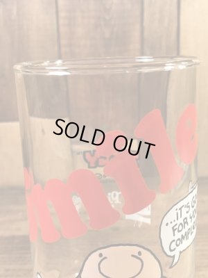 Pizza Innから配布されたジギーの70年代ビンテージガラスコップ