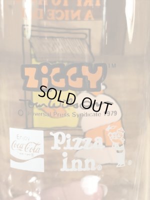 Pizza Innから配布されたジギーの70年代ビンテージガラスコップ
