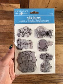 他の写真3: American Greetings “Animal Lenticular” Vinyl Puff Stickers　レンチキュラー　ビンテージ　パフステッカー　プクプクシール　80年代