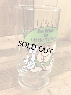 Pizza Innから配布されたジギーの70年代ビンテージガラスコップ