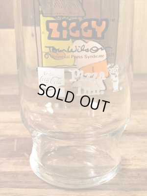 Pizza Innから配布されたZiggyの70'sヴィンテージグラス