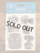 American Greetings “Animal Lenticular” Vinyl Puff Stickers　レンチキュラー　ビンテージ　パフステッカー　プクプクシール　80年代