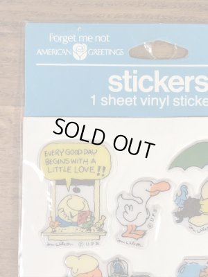 American Greetings社製のジギーの80年代ビンテージプクプクシール