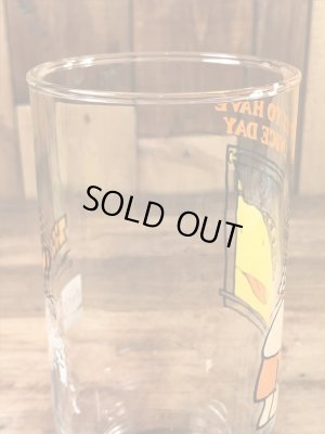 Pizza Innから配布されたジギーの70年代ビンテージガラスコップ