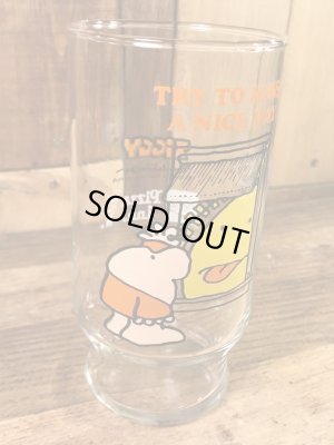 Pizza Innから配布されたジギーの70年代ビンテージガラスコップ