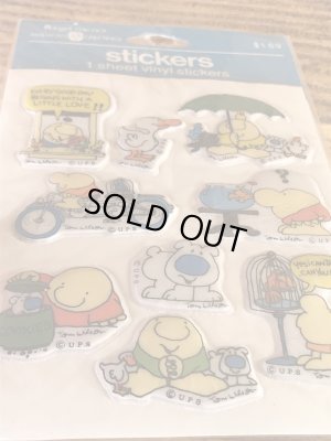 American Greetings社製のジギーの80年代ビンテージプクプクシール