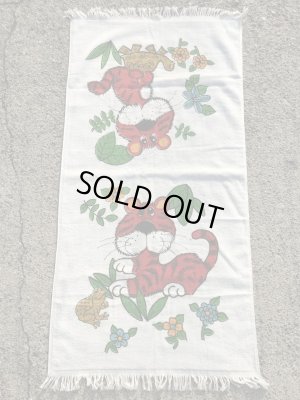 画像2: Cannon “Funny Tiger” Cotton Towel　タイガー　ビンテージ　タオル　70年代