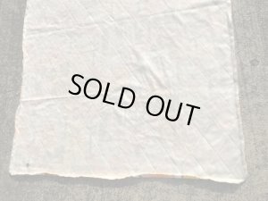 動物とフラワーが描かれたキルティングの70年代ビンテージファブリック