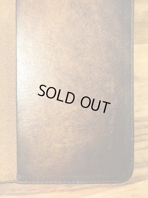 花と亀のヒッピー調の70年代ビンテージ革財布