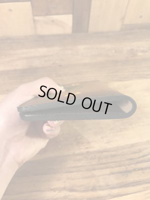 花と亀のヒッピー調の70年代ビンテージ革財布