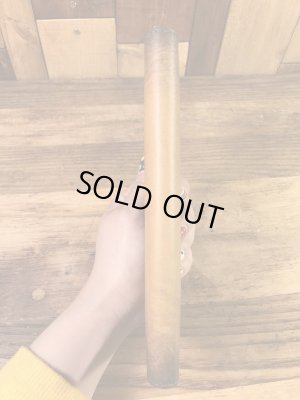 フラワーとカメが描かれたヒッピー調の70’sヴィンテージレザーウォレット