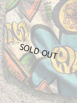 ヒッピー調の総柄の70年代ビンテージスリーピングバッグ