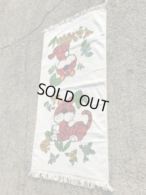 画像4: Cannon “Funny Tiger” Cotton Towel タイガー ビンテージ タオル 70年代