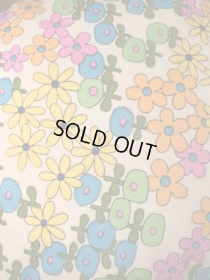 花柄のカメの70年代ビンテージクッションドール