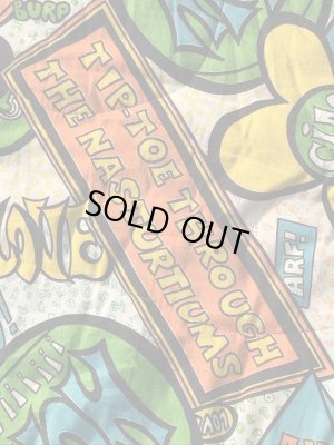 ヒッピー調の総柄の70年代ビンテージスリーピングバッグ