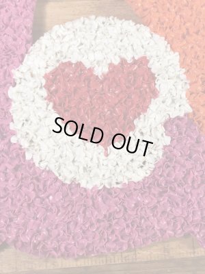 ラブのポップコーンアートの70年代ビンテージ壁掛け