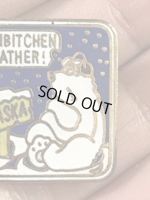 アラスカのスーベニア物の70~80’sヴィンテージピンズ