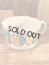 Vegetable “Soup” Ceramic Soup Mug　野菜　ビンテージ　スープマグ　70年代