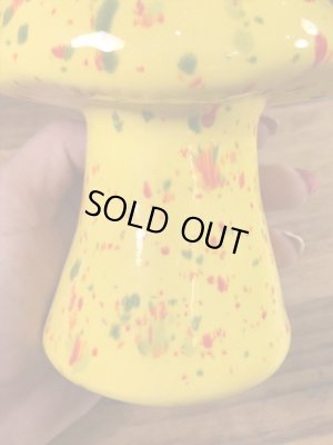 マーブル色のキノコの70’sヴィンテージペッパーシェイカー