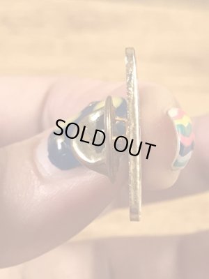 アラスカのシロクマの70〜80年代ビンテージピンバッジ