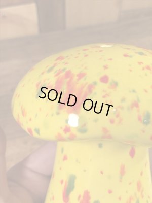 マーブル色のキノコの70’sヴィンテージペッパーシェイカー