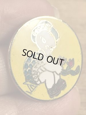 ワールドベースボールアソシエーションのカメの70〜80年代ビンテージメタルバッジ