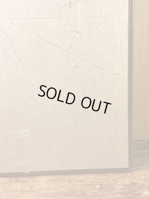 メッセージが書かれたヒッピーアートの70年代ビンテージピクチャーフレーム