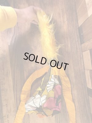 ヒッピー調のモンスターの70年代ビンテージパペットドール