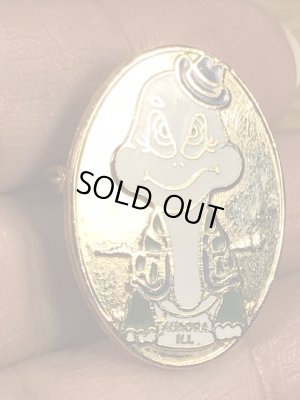 アメリカイリノイ州オーロラのカメの70〜80年代ビンテージメタルバッジ