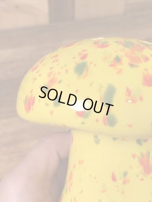 マーブル色のキノコの70’sヴィンテージペッパーシェイカー