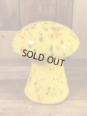 マーブル色のキノコの70’sヴィンテージペッパーシェイカー