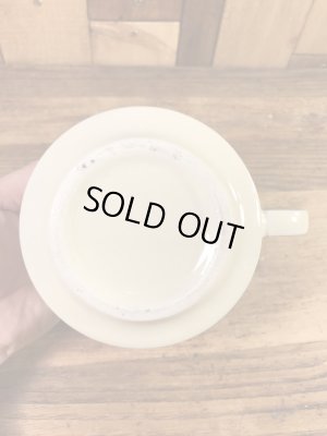 ベジタブルの柄のセラミック製の70’sヴィンテージスーパーマグ