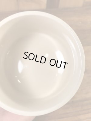 ベジタブルの柄のセラミック製の70’sヴィンテージスーパーマグ