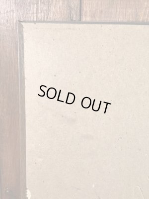 “Be Nice To Me...”のメッセージが書かれたヒッピーの70’sヴィンテージピクチャーアート