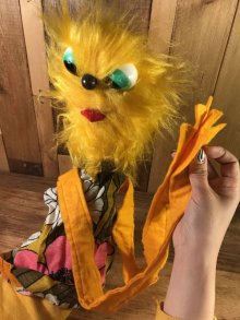 他の写真3: Hippie Flower Monster Hand Puppet Doll　モンスター　ビンテージ　パペットドール　フラワー　ヒッピー　70年代