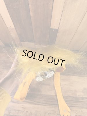 ヒッピー調のモンスターの70年代ビンテージパペットドール