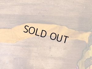 花柄の服のモンスターの70’sヴィンテージハンドパペットドール