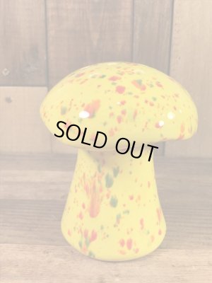 マーブル色のキノコの70’sヴィンテージペッパーシェイカー