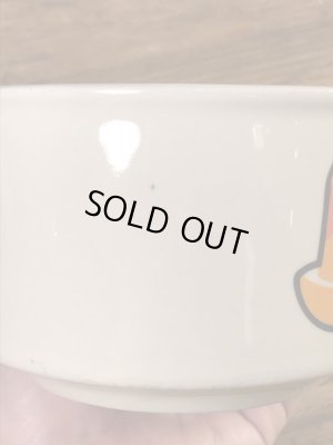 ベジタブルの柄のセラミック製の70’sヴィンテージスーパーマグ