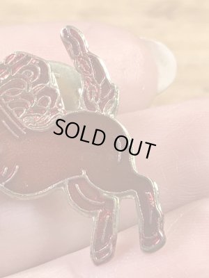 ユニコーンのエナメル加工の70〜80年代ビンテージピンバッジ