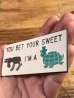 画像15: You Bet Your Sweet “Donkey” I'm A “Turtle” Badge　ジョーク　ビンテージ　プラスチックバッジ　メッセージ　70〜80年代