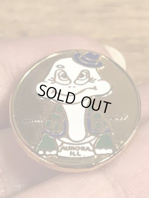 アメリカイリノイ州オーロラのカメの70〜80年代ビンテージメタルバッジ