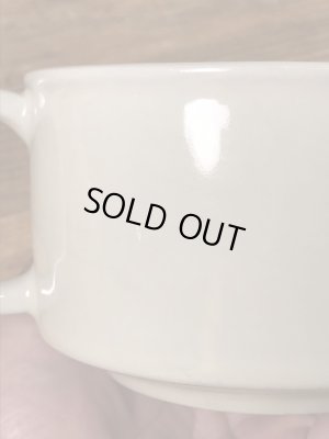 ベジタブルの柄のセラミック製の70’sヴィンテージスーパーマグ